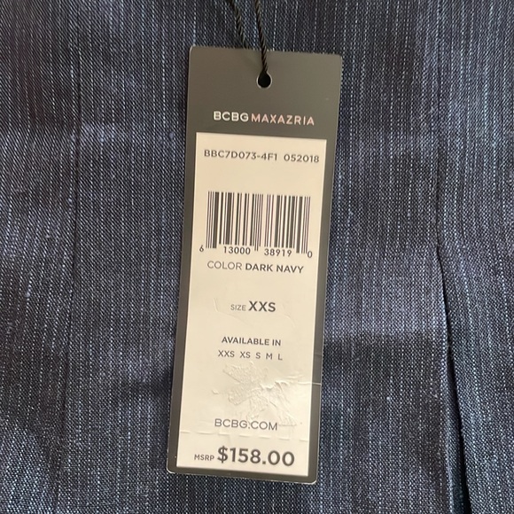 BCBG thin strip navy shorts - Picture 5 of 5